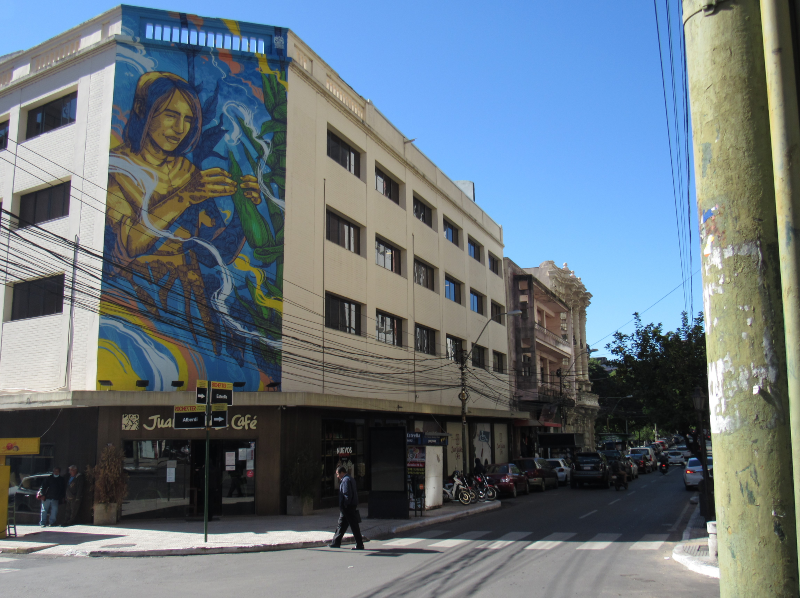 vivir en Asuncion - Mural En Estrella Y Alberdi
