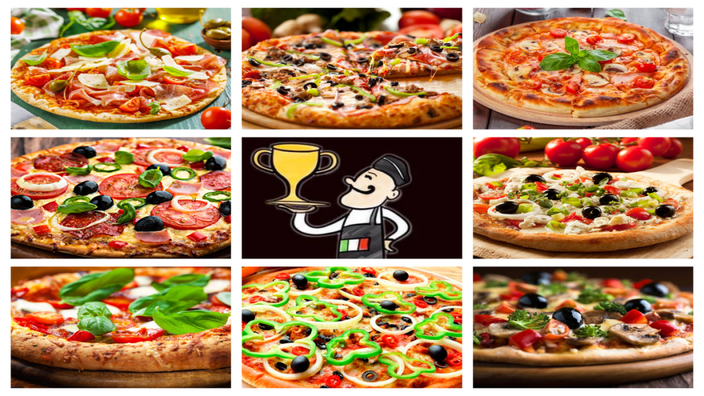 il campionato della pizza - variedad de pizzas