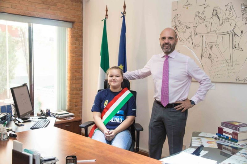 comunidad italiana - Con Embajadora Por Un Día