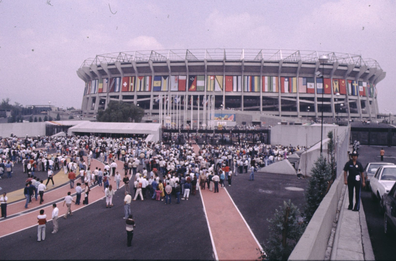 Italia Germania - Estadio Azteca Karl Oppolzer Justa