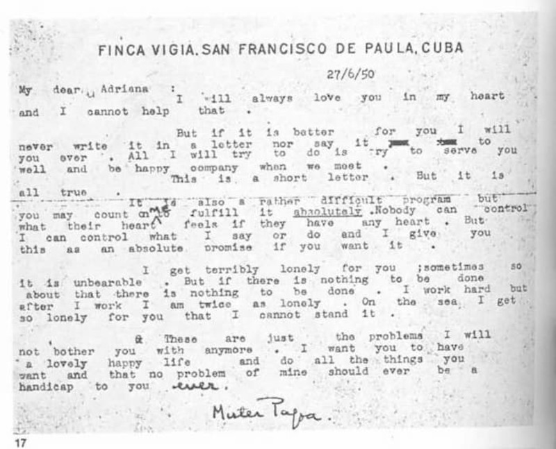 Adriana Ivancich - Carta De Eh A Adriana