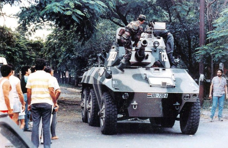 democracia en paraguay - Durante El Golpe De Estado