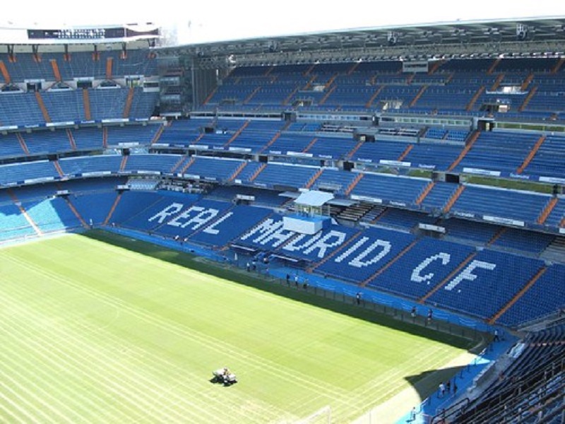 Bernabeu stadio a Madrid