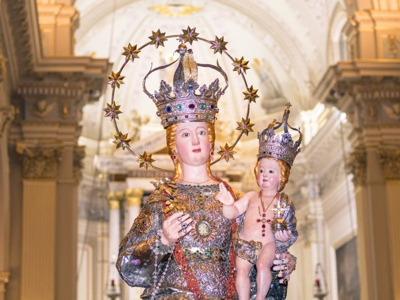 Statua Madonna Della Guardia