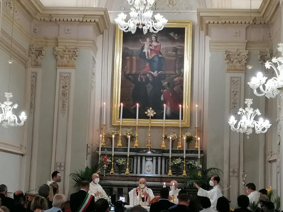 La cerimonia ufficiale di riapertura al culto dell'11 giugno è stata presieduta da Sua Eccellenza Mons. Salvatore Gristina, Arcivescovo Metropolita di Catania, concelebrata da don Giovambattista Zappalà, padre Salvatore Nicoletti e Don Giosuè Messina. 