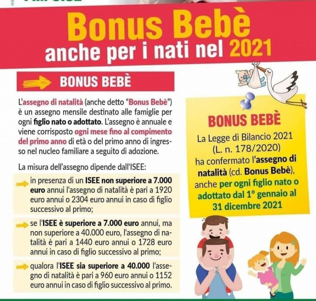 Indicazioni per accedere al bonus figli