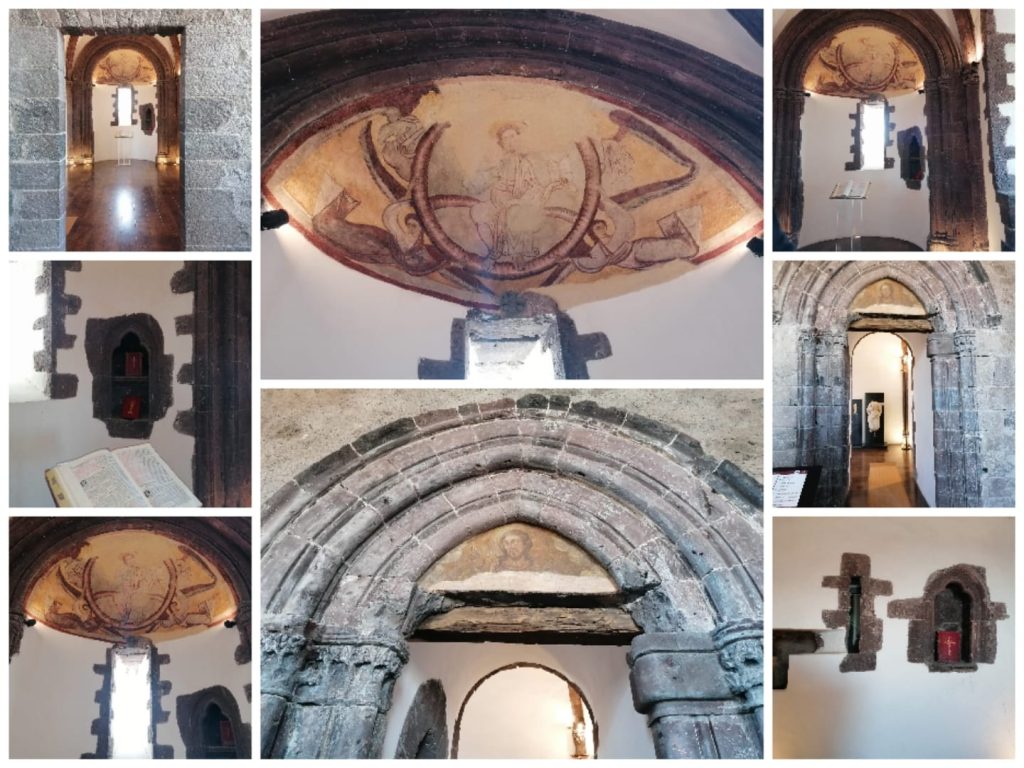 I due dongioni di Adrano e Paternò hanno in comune la presenza di cappelle gentilizie affrescate. Ecco in dettaglio la cappella del castello di Adrano.