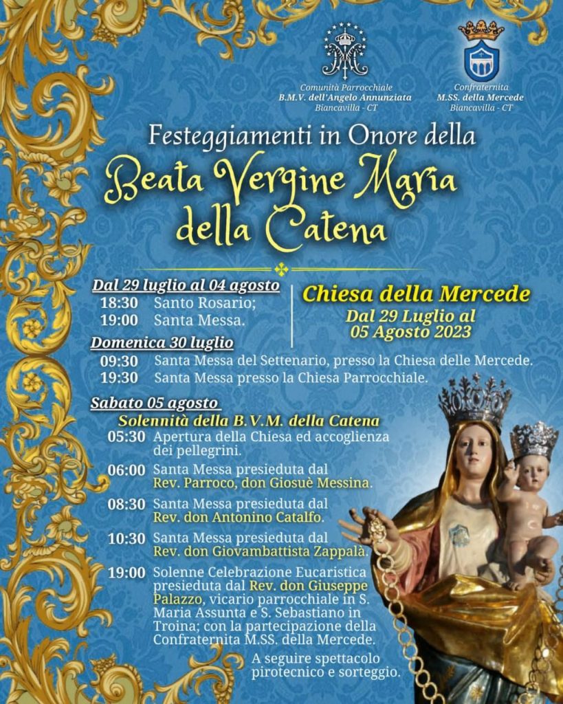 Madonna Della Catena 2023