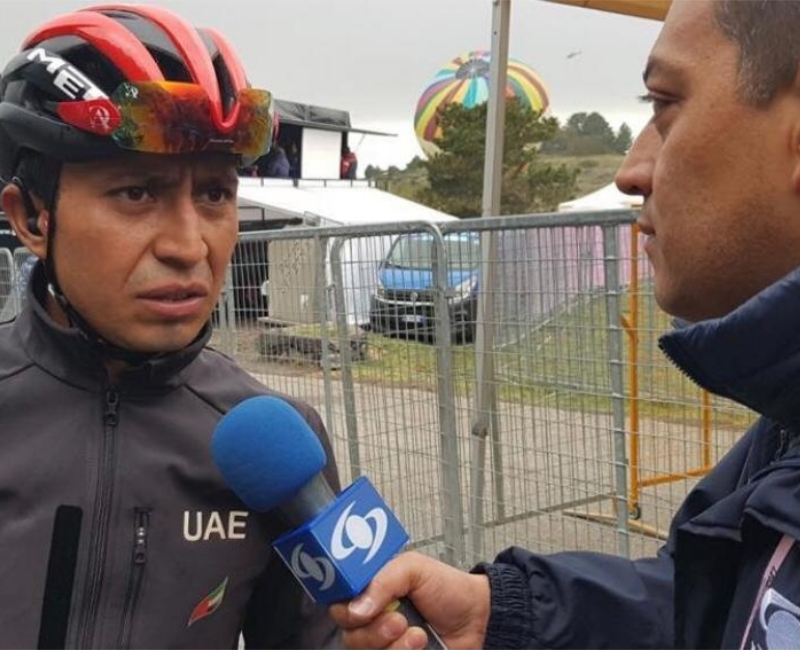 Giro De Italia - Entrevista A Ciclista Colombiano