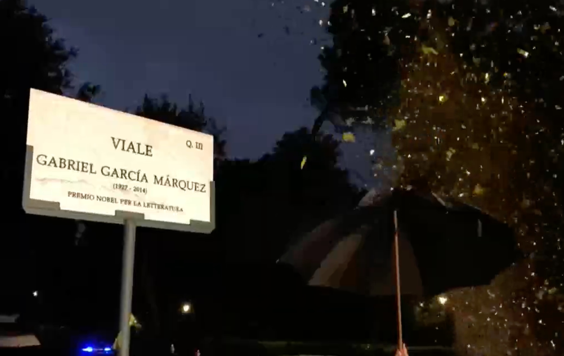 Calle - Gabriel García Márquez en Roma