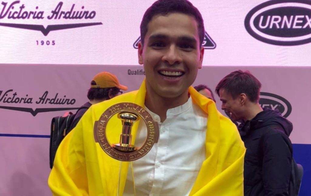 Diego Campos - Campeón Mundial de Barismo