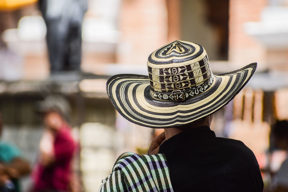 Sombrero, un típico colombiano -