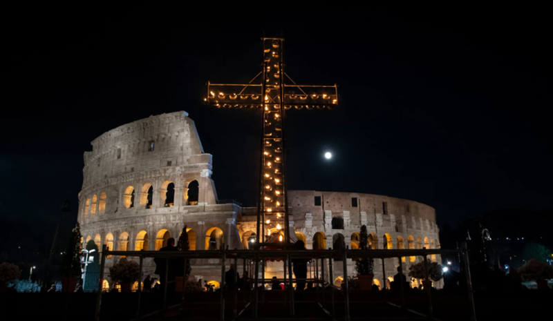 semana santa - Cruz Y Coliseo