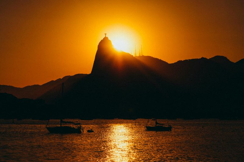 hospedar no Rio de Janeiro - Atardecer Y Cristo
