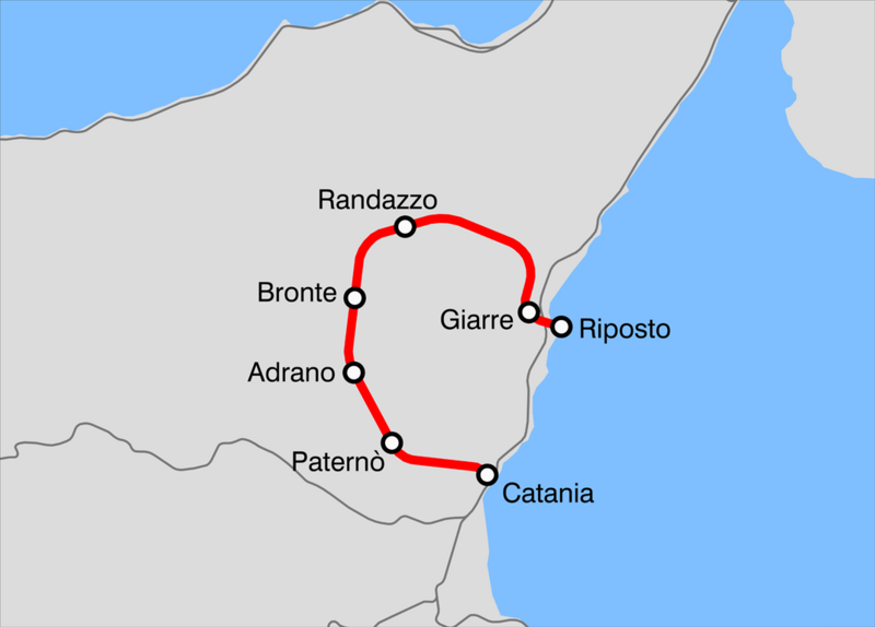 Mapa Del Recorrido De Tren