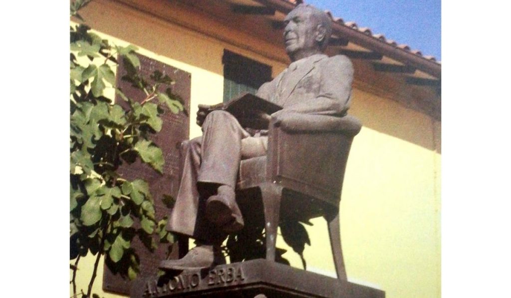 Statua Di Antonio Erba In Localita Cioi A Bussolengo - Foto da "Bussolengo-Immagini di storia"