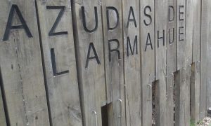 Azudas - Letrero