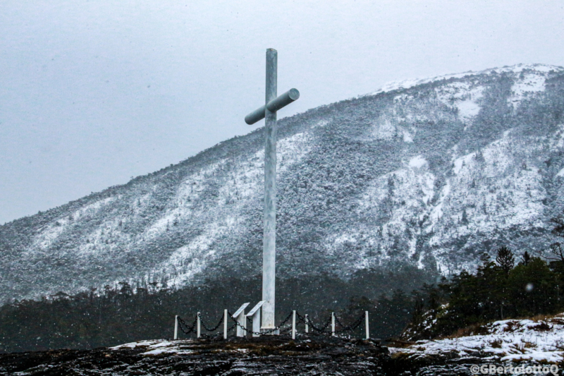meteorología y fotografía se unen - Imagen de la cruz plantada para celebrar la Expedición de Magallanes