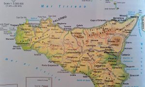 sicilia - Mapa Isla