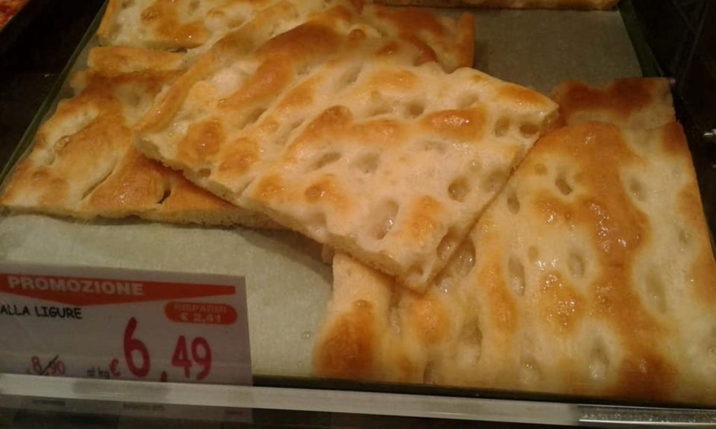 Focaccia - Vitrina