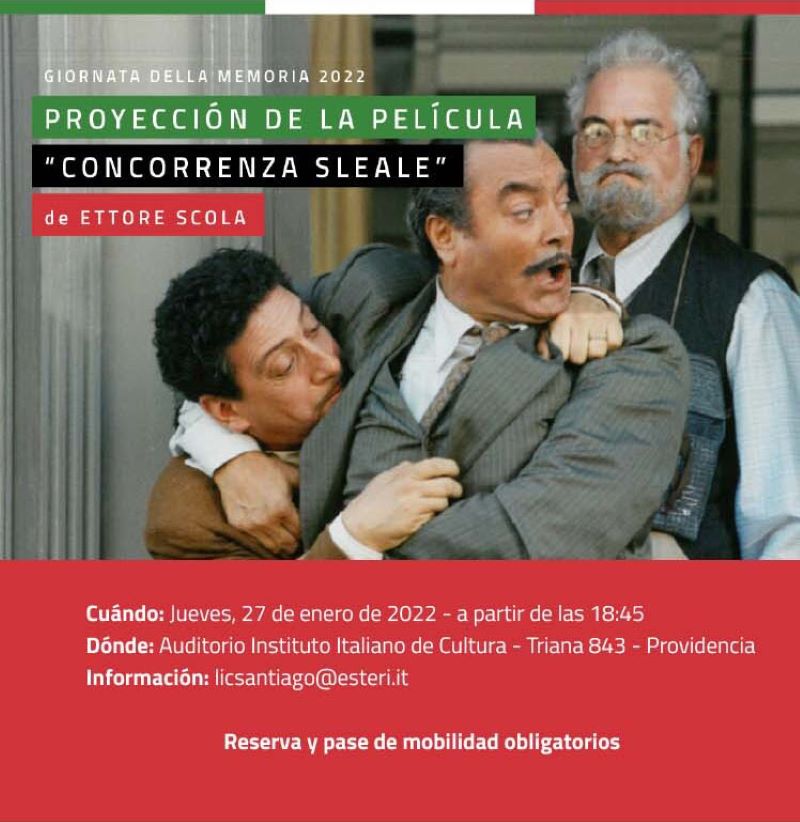 Concorrenza sleale - Flyer Film Scola