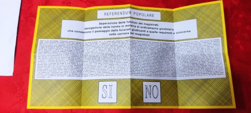 Referéndum - Papeleta Amarilla