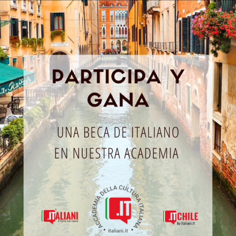 beca de italiano - Locandina Concurso