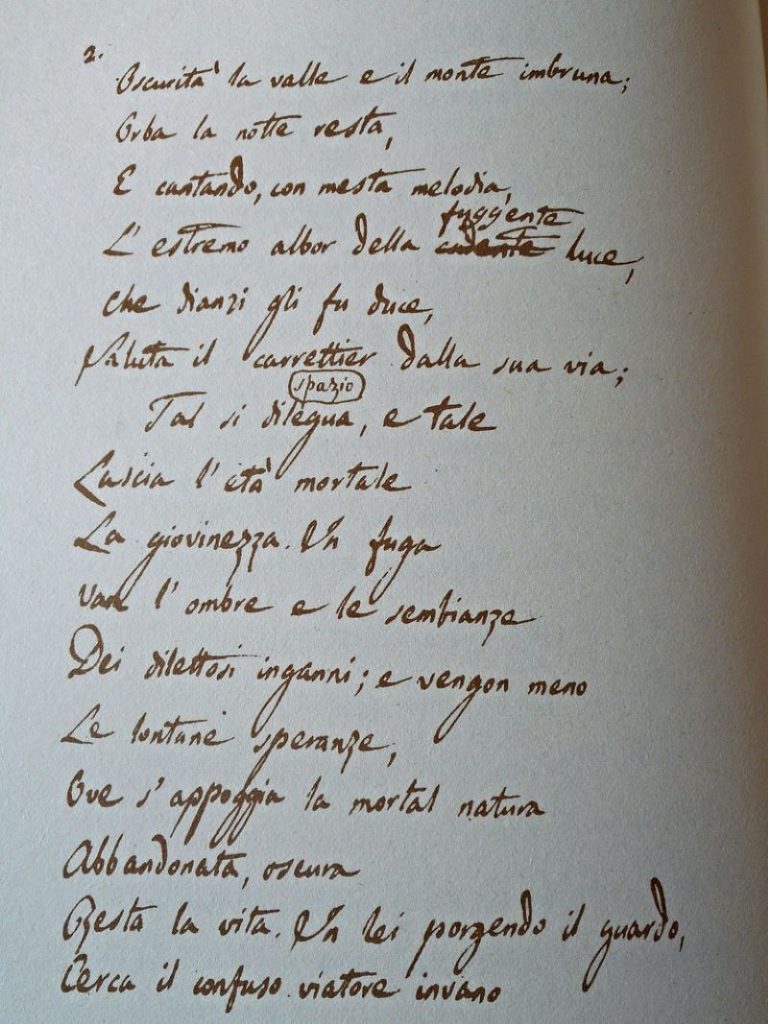 Giacomo Leopardi Poema