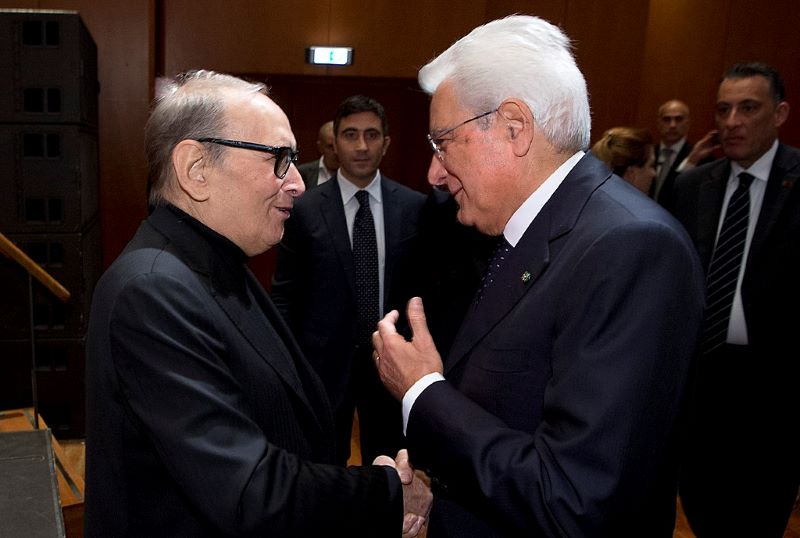 Ennio Morricone Con Mattarella