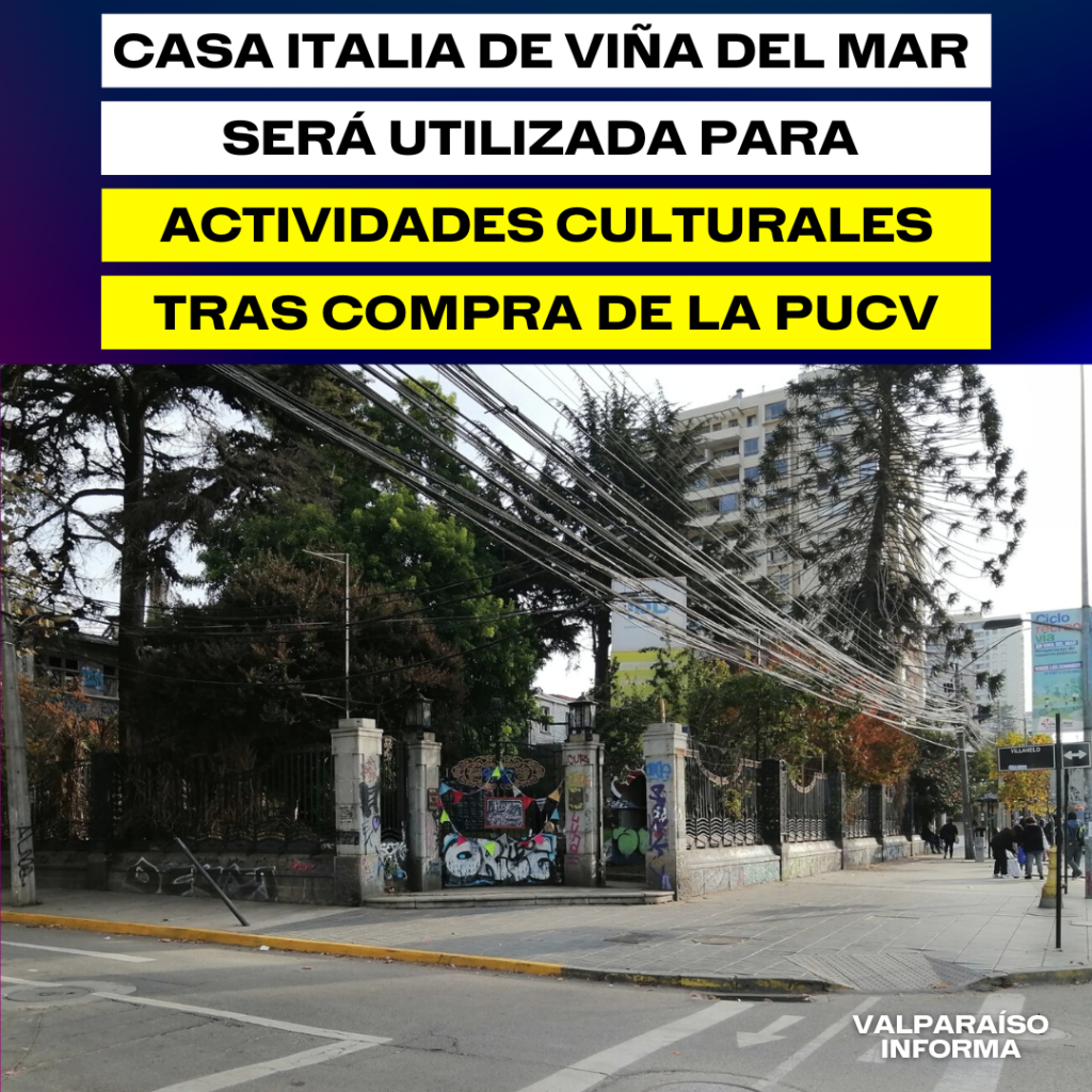 Pucv Comprará La Casa De Italia