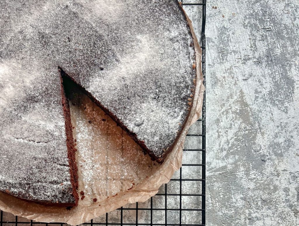 Torta caprese - Azucar Flor