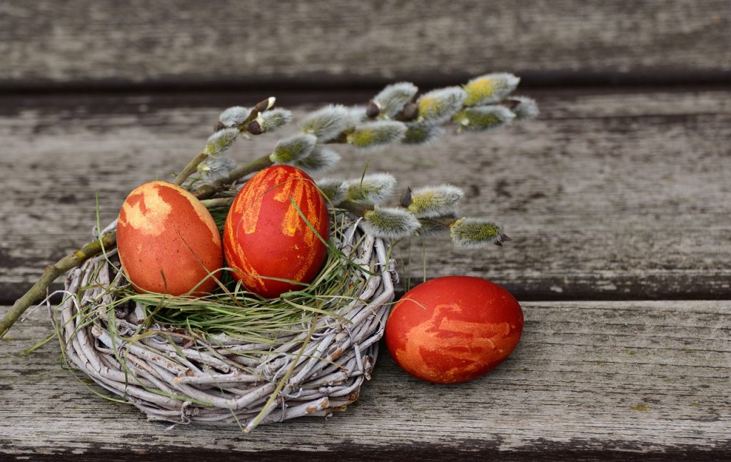 Tiempo de Pascua - Nido Con Huevitos