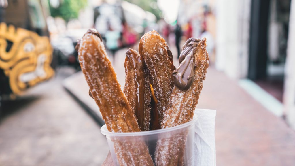 churros - dulce de leche