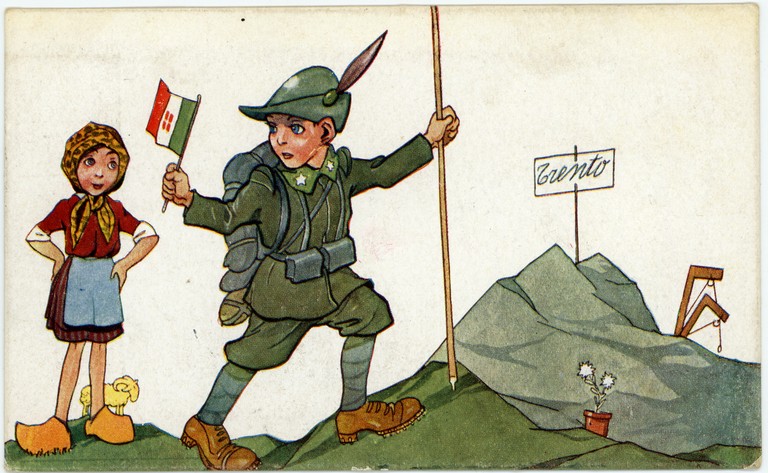 Gran Guerra - Caricatura Alpini