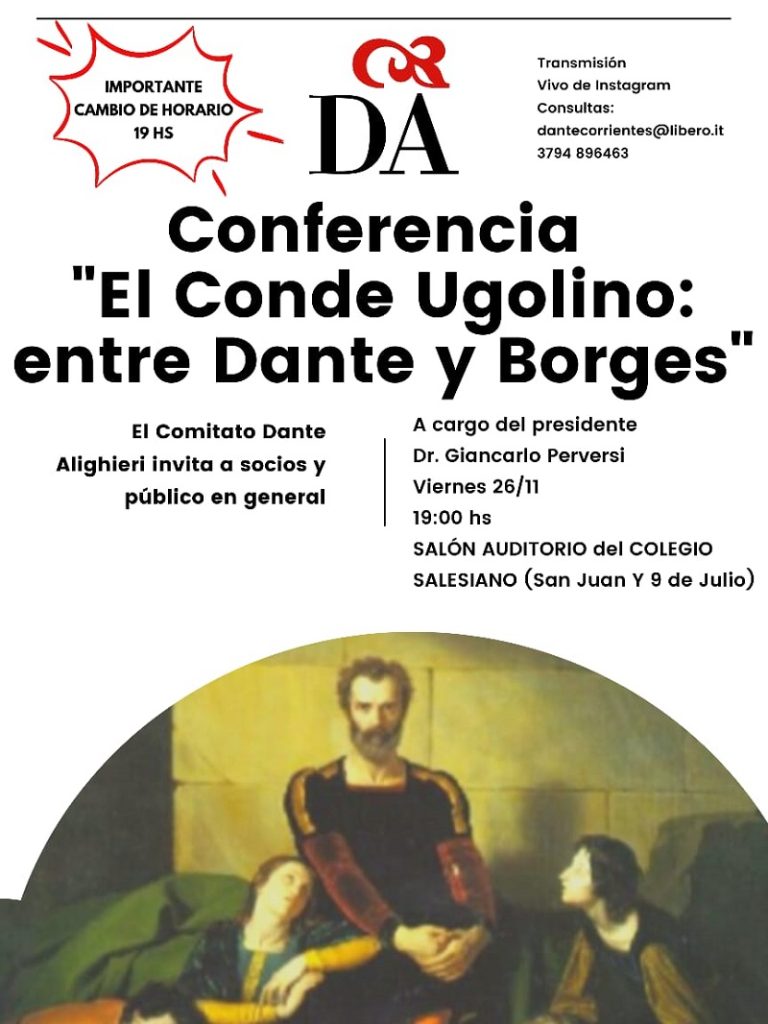 El Conde Ugolino - Conferencia