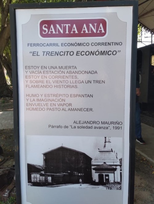 Infografia En El Paseo Del Trencito Economico De Santa Ana