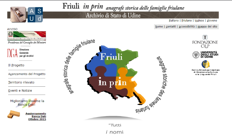 Paginas Web Friuli