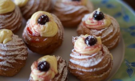 Zeppole - Presentación En Plato