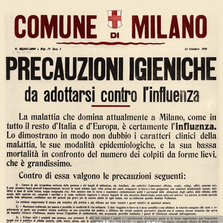 Iil Manifesto Per L'epidemia Spagnola