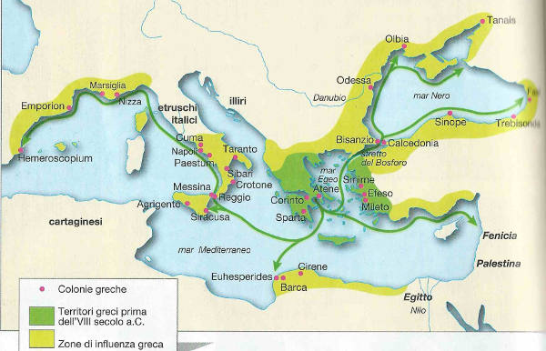 Colonizzazione Dei Greci