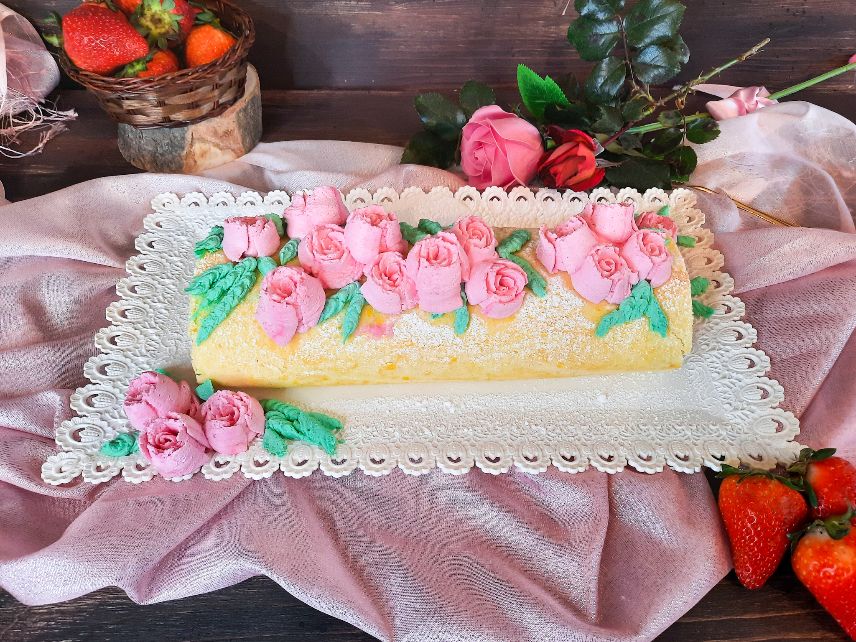 Copertina Rotolo Ricotta E Fragole
