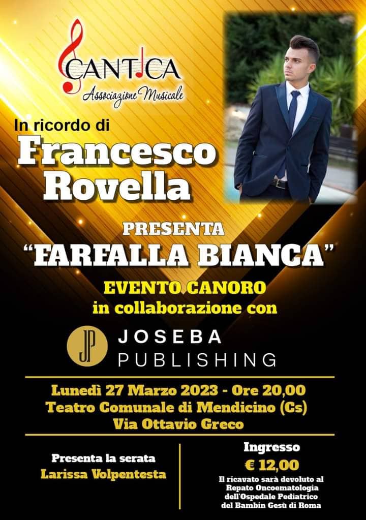 Locandina Francesco Rovella