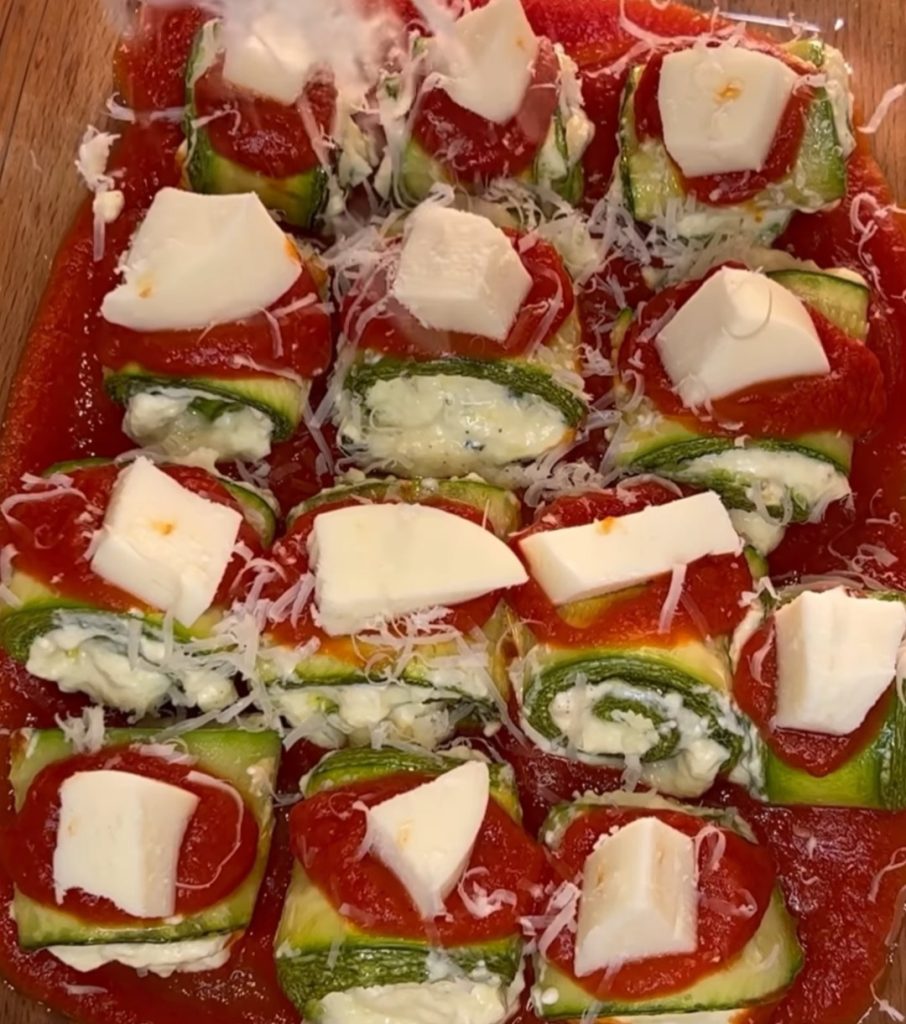 Involtini Di Zucchine Al Forno