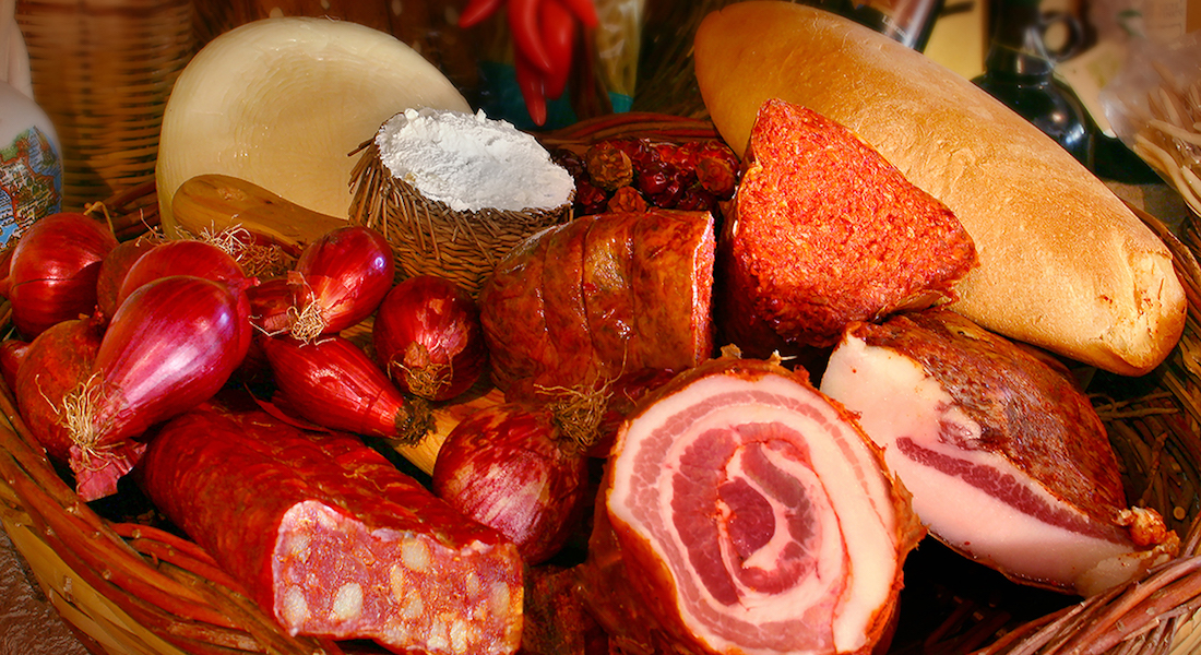 Typical Calabrian products