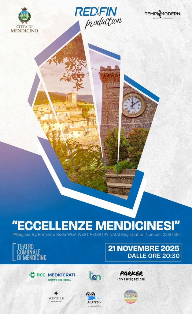 Locandina Eccellenze Mendicinesi 2025