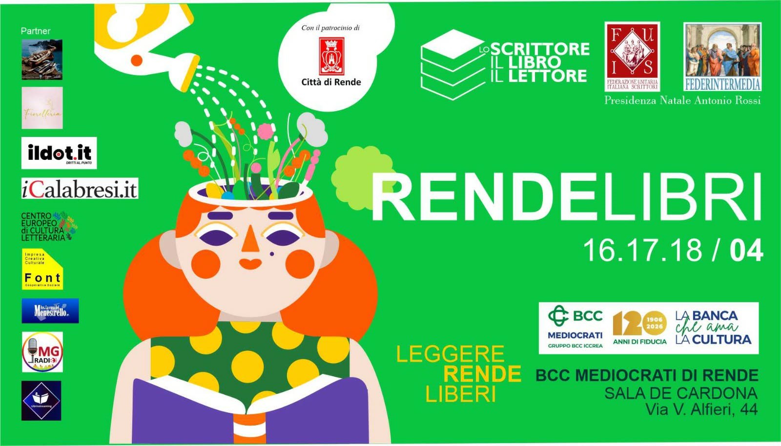 Rende Cartel Libros Bcc Mediocratas de Rende