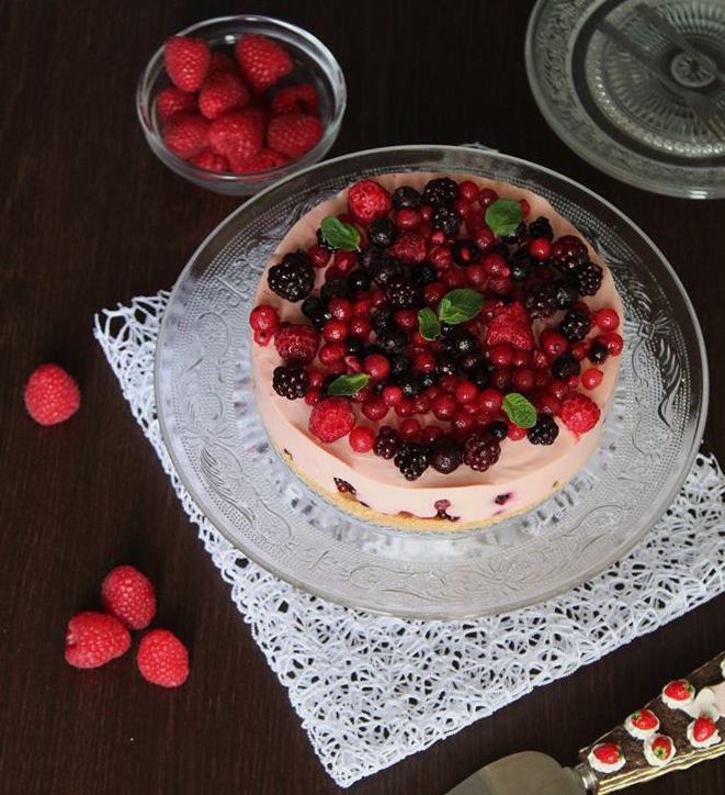 Deliziosa ai frutti di bosco è la nostra cheesecake preparata per i nostri lettori di italiani.it