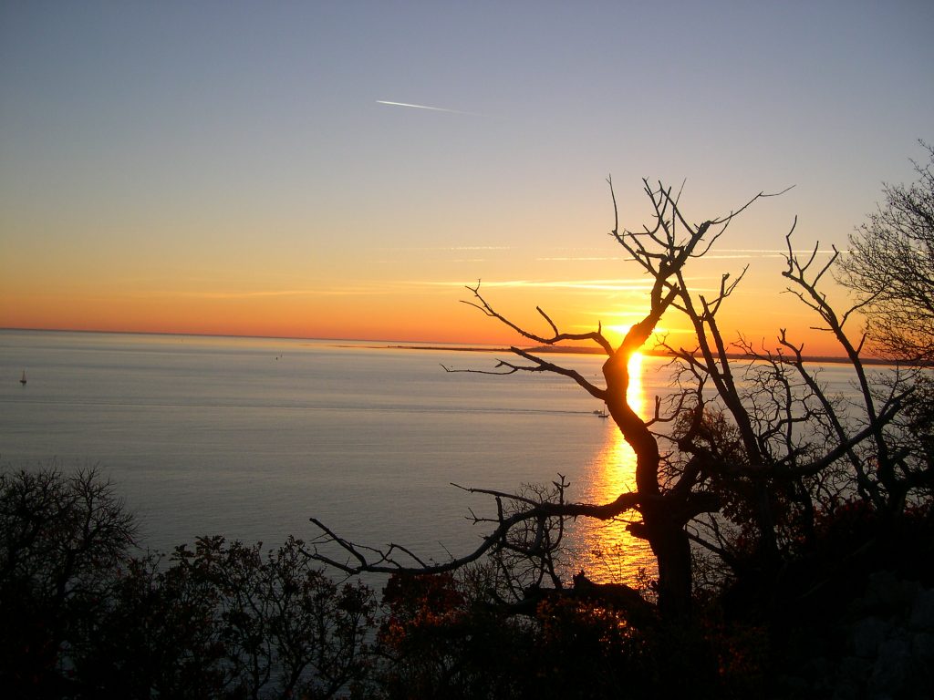 Duino. The Rilke Trail at sunset