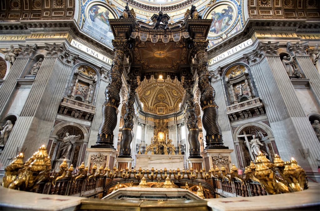 il Baldacchino della Basilica di San Pietro