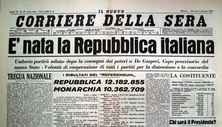 Marathon und Corriere della Sera 1946